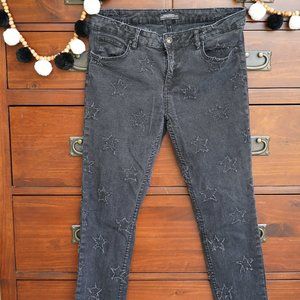 Zara Distressed Star Jeans